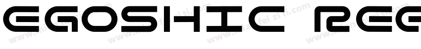 EGOSHIC Regular字体转换